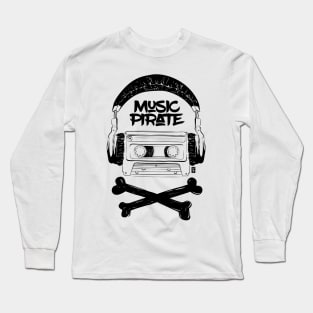 Music pirate Long Sleeve T-Shirt